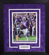 Trevone Boykin Autographed TCU Horned Frogs 8x10 Framed Photograph (Touchdown)