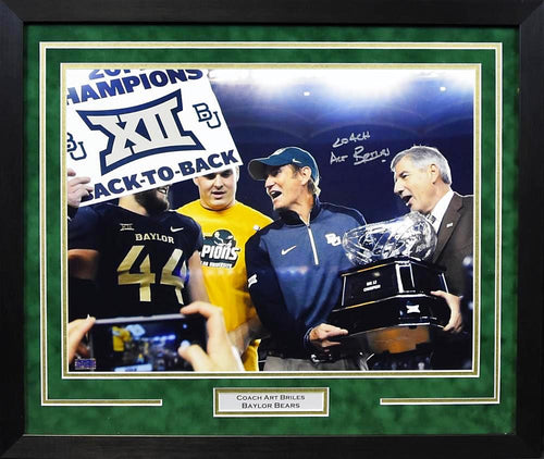 Walter Abercrombie Autographed Baylor Bears #34 Framed Jersey – Signature  Sports Marketing