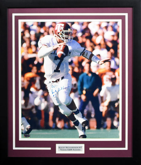 Wrecking Crew Autographed Texas A&M Aggies 16x20 Framed Photograph (Von Miller, Dat Nguyen and 6 others)