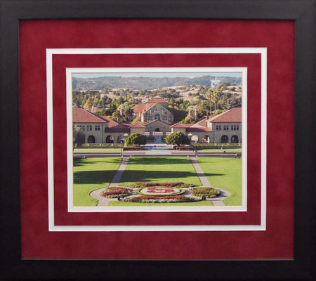 John Elway Autographed Stanford Cardinal 16x20 Framed Photograph (Vertical)