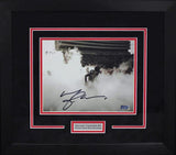 Michael Crabtree Autographed Texas Tech Red Raiders 8x10 Framed Photograph (Smoke)