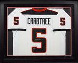Michael Crabtree Autographed Texas Tech Red Raiders #5 Framed Jersey