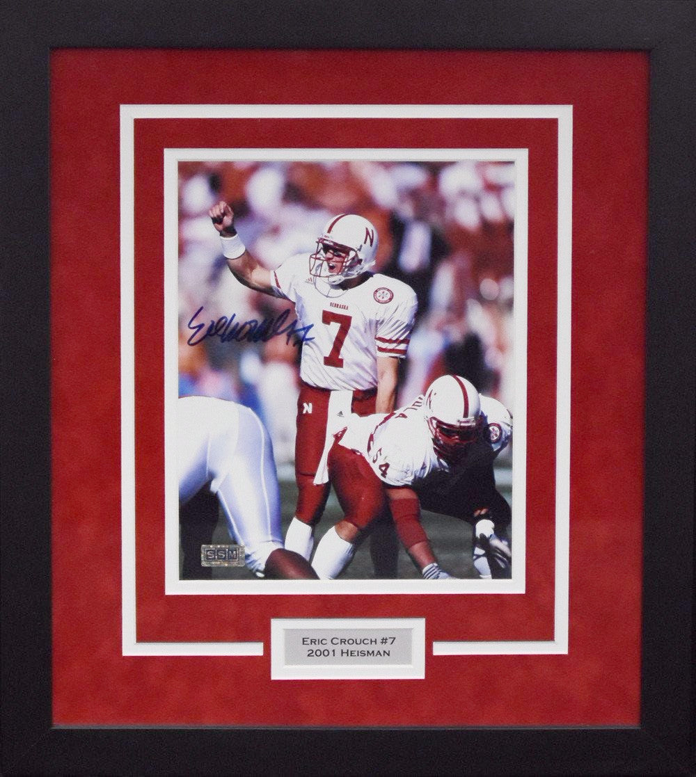 Eric Crouch Autographed Nebraska Cornhuskers 8x10 Framed Photograph (U ...