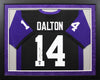 Andy Dalton Autographed TCU Horned Frogs #14 Framed Jersey - Black