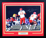 Len Dawson Autographed Kansas City Chiefs 16x20 Framed Photograph