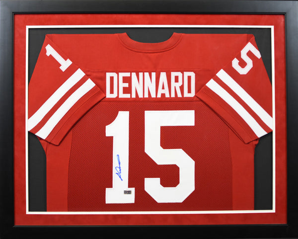 Alfonzo Dennard Autographed Nebraska Cornhuskers #15 Framed Jersey