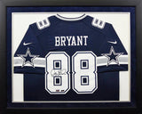 Dez Bryant Autographed Dallas Cowboys #88 Nike Limited Framed Jersey