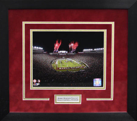 Bobby Bowden Autographed Florida State Seminoles 16x20 Framed Photograph - Stadium