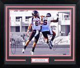 Michael Crabtree & Graham Harrell Autographed Texas Tech Red Raiders 16x20 Framed Photograph (Spotlight)