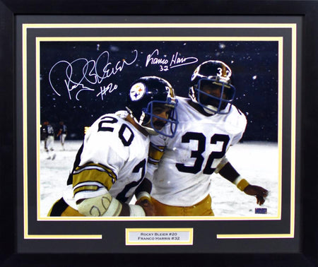 Jack Ham & Andy Russell Autographed Pittsburgh Steelers 16x20 Framed Photograph