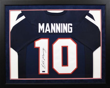 Archie Manning Autographed Ole Miss Rebels #18 Framed Jersey - White