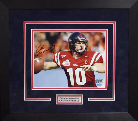 Michael Oher Autographed Ole Miss Rebels #74 Framed Jersey