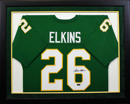 Lawrence Elkins Autographed Baylor Bears #26 Framed Jersey