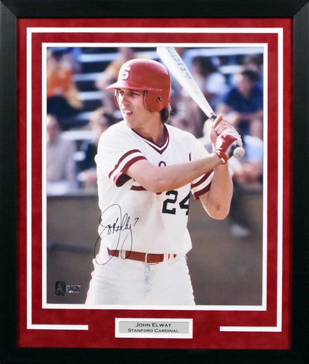 Jim Plunkett Autographed Stanford Cardinal 8x10 Framed Photograph #1