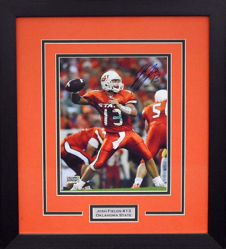 Kendall Hunter Autographed Oklahoma State Cowboys #24 Framed Jersey