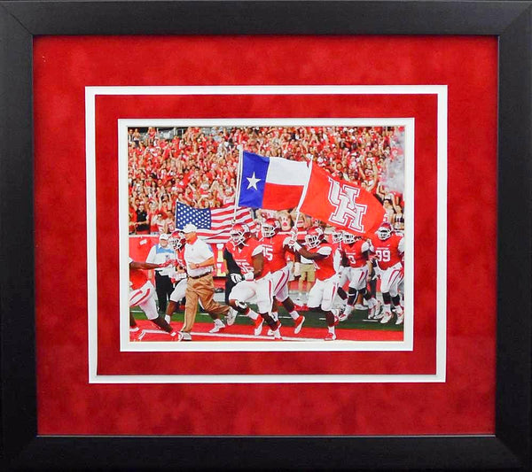 Houston Cougars Flags 8x10 Framed Photograph