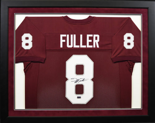 Jeff Fuller Autographed Texas A&M Aggies #8 Framed Jersey
