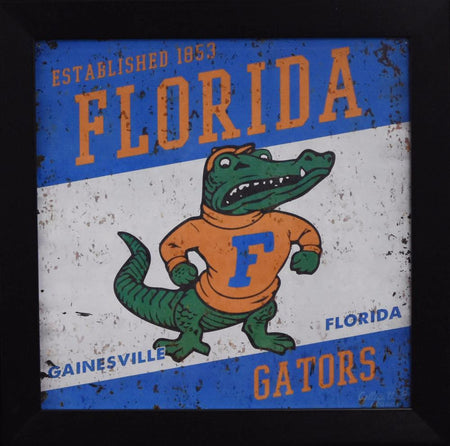Steve Spurrier Autographed Florida Gators #11 Framed Jersey