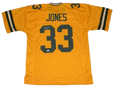 Aaron Jones Autographed Green Bay Packers #33 Green Jersey – Signature  Sports Marketing