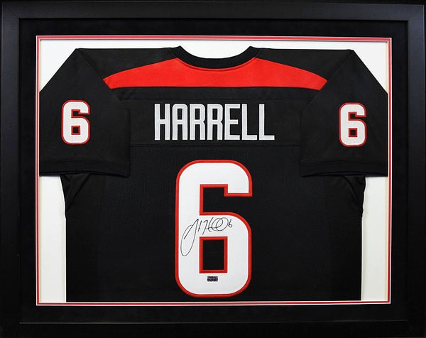 Graham Harrell Autographed Texas Tech Red Raiders #6 Framed Jersey