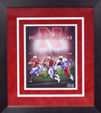 Eric Crouch, Johnny Rodgers & Mike Rozier Autographed Nebraska Cornhuskers 8x10 Framed Photograph