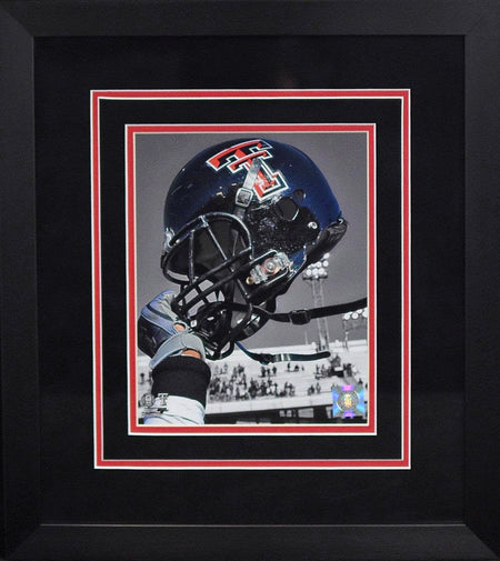 Patrick Mahomes Autographed Texas Tech Red Raiders Mini Helmet (black)