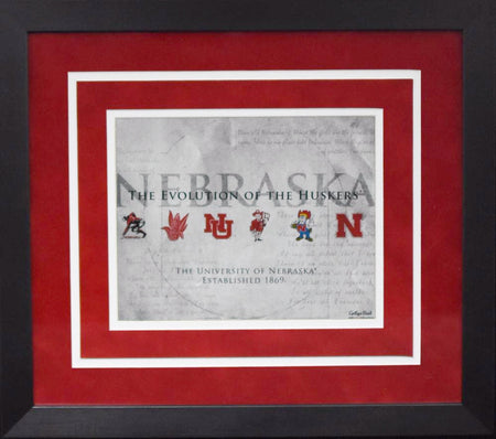 Dave Rimington Autographed Nebraska Cornhuskers #50 Framed Jersey