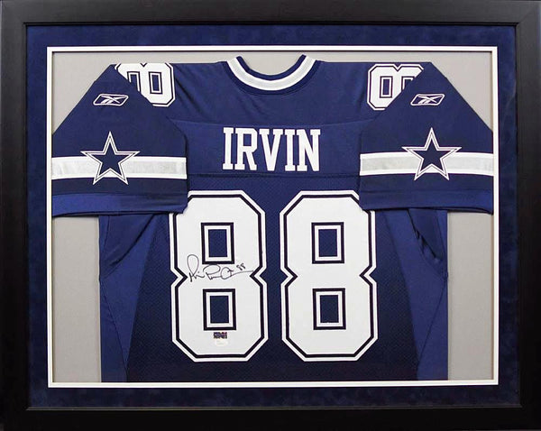 Michael Irvin Autographed Dallas Cowboys #88 Authentic Reebok Framed Jersey