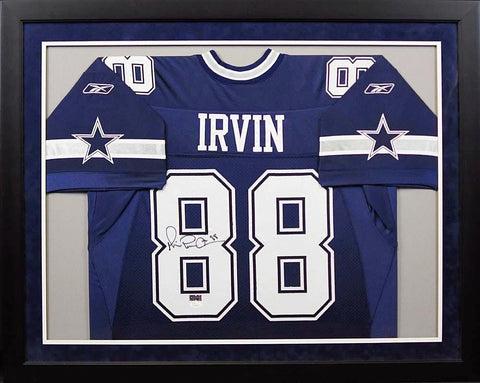 Michael Irvin Autographed Signed Dallas Cowboys Framed Jersey -   Israel