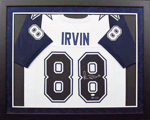 Michael Irvin Signed Framed Jersey Beckett Autographed Miami Hurricanes  Cowboys