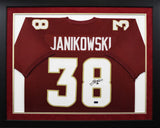 Sebastian Janikowski Autographed Florida State Seminoles #38 Framed Jersey