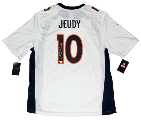 Jerry Jeudy Autographed Denver Broncos #10 Color Rush Jersey – Signature  Sports Marketing