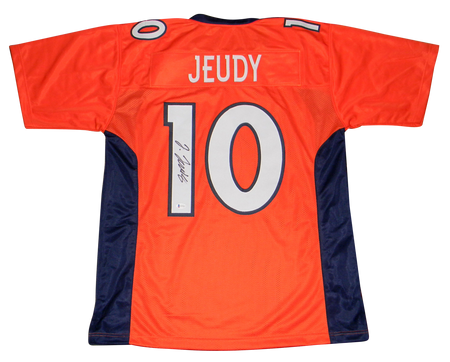 Jerry Jeudy Autographed Denver Broncos #10 White Jersey