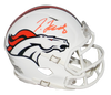 Jerry Jeudy Autographed Denver Broncos White Speed Mini Helmet