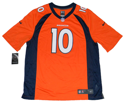 Jerry Jeudy Autographed Denver Broncos Orange Nike Jersey