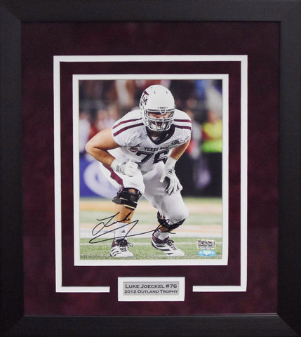 John David Crow Autographed Texas A&M Aggies #44 Framed Jersey