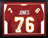 Walter Jones Autographed Florida State Seminoles #76 Framed Jersey
