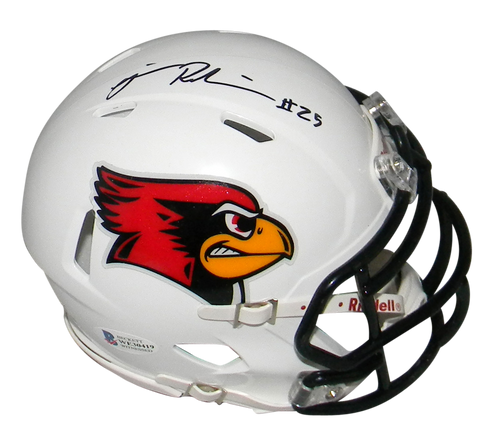James Robinson Autographed Illinois State Redbirds Speed Mini Helmet