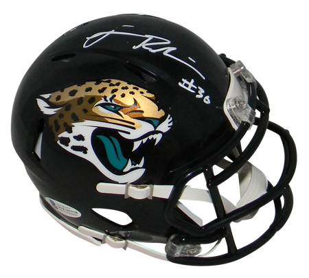 James Robinson Autographed Jacksonville Jaguars White Speed Mini Helmet