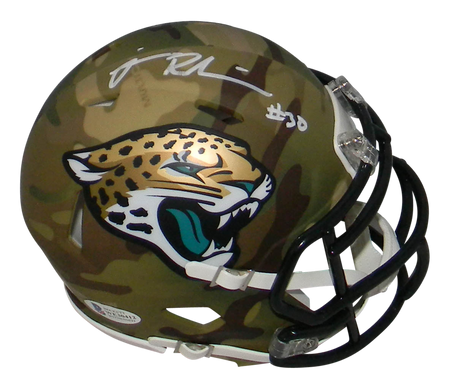 James Robinson Autographed Jacksonville Jaguars White Full-Size Replica Helmet