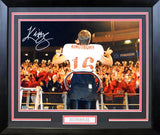 Kliff Kingsbury Autographed Texas Tech Red Raiders 16x20 Framed Photograph (Band)