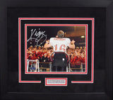 Kliff Kingsbury Autographed Texas Tech Red Raiders 8x10 Framed Photograph (Band)