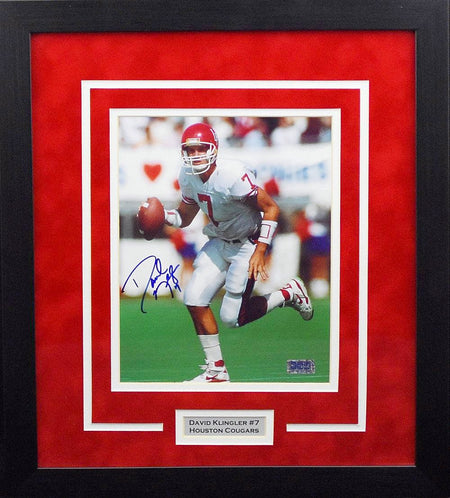 Kevin Kolb Autographed Houston Cougars 8x10 Framed Photograph