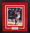 Luc Longley Autographed New Mexico Lobos 8x10 Framed Photograph