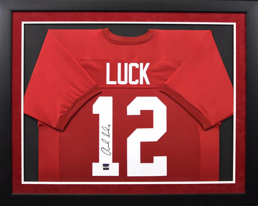 Andrew Luck Autographed Stanford Cardinal #12 Framed Jersey – Signature  Sports Marketing