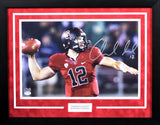 Andrew Luck Autographed Stanford Cardinal 11x14 Framed Photograph #3