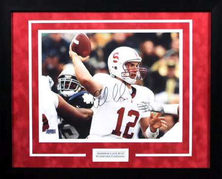 Andrew Luck Autographed Stanford Cardinal #12 Framed Jersey – Signature  Sports Marketing