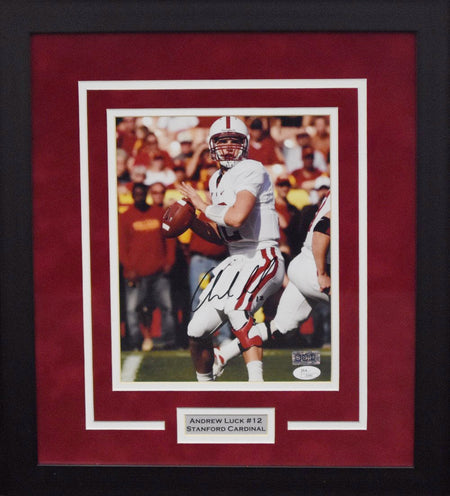 Ty Montgomery Autographed Stanford Cardinal 8x10 Framed Photograph (vs Cal)