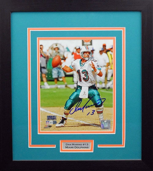 Dan Marino Autographed Miami Dolphins 8x10 Framed Photograph