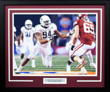 Damontre Moore Autographed Texas A&M Aggies 16x20 Framed Photograph